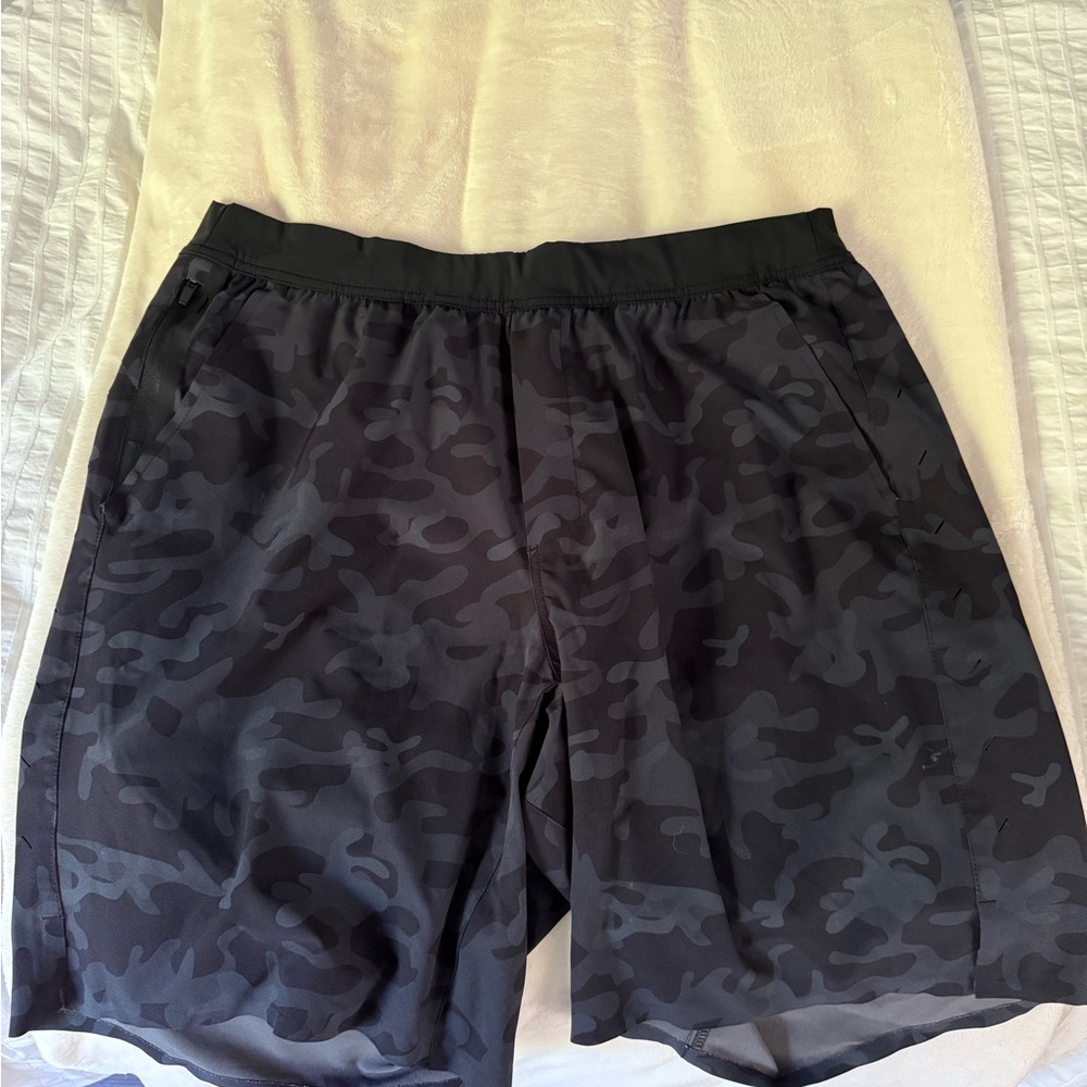 Men's Ten Thousand Black Camo Shorts